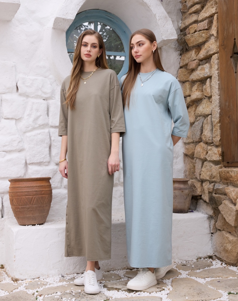 AS SS26 oversize loose T-shirt - Linen Dress Wrap review and price