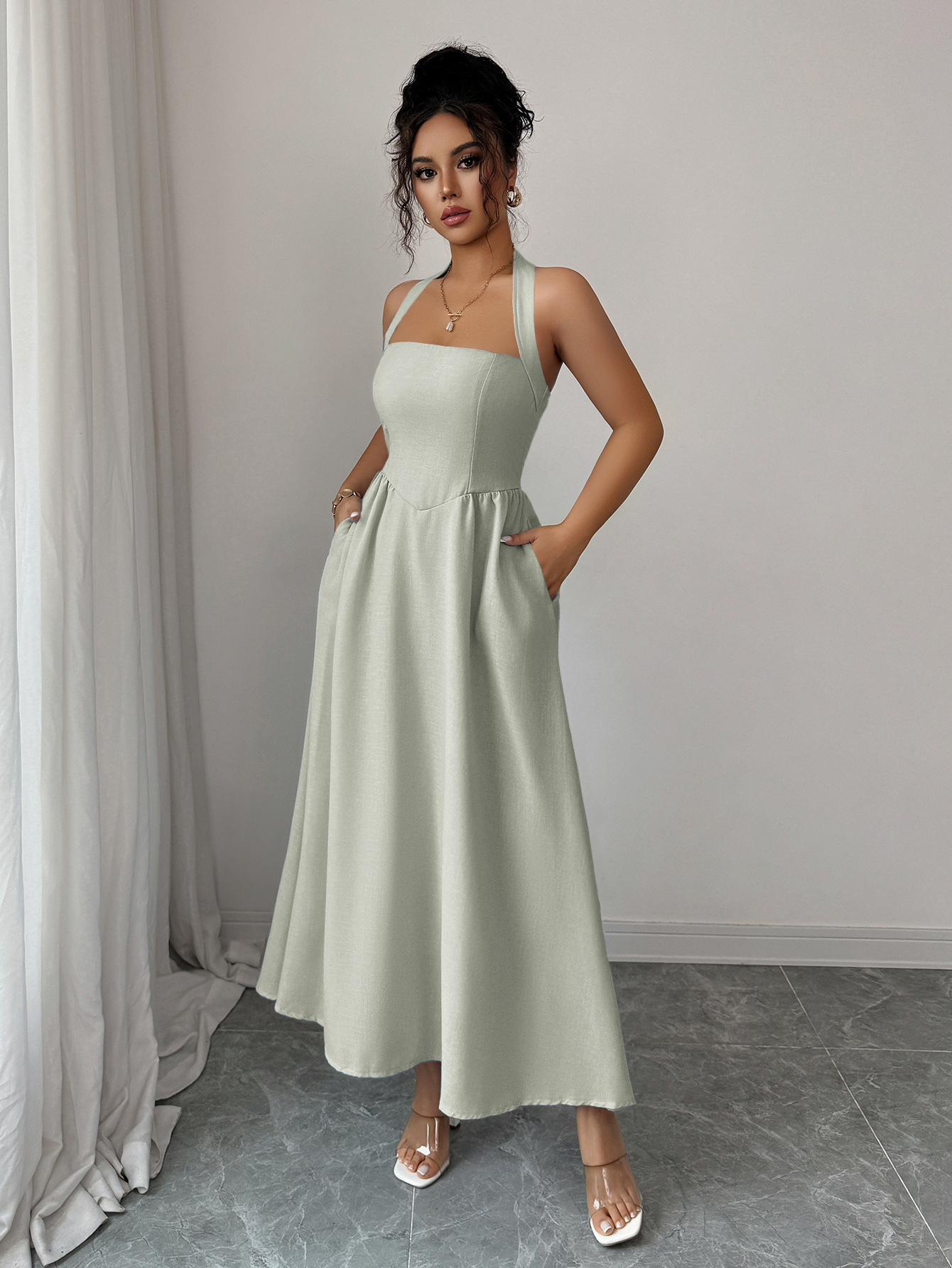 Women's Dress 5 Colors Halter  - Maxi Dress Halter review and price