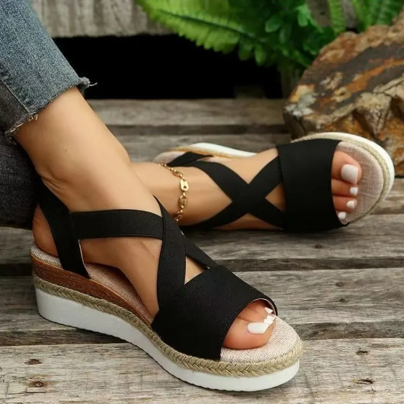 Women's Platform Wedge Sandals - Wedge Espadrille Women review and price