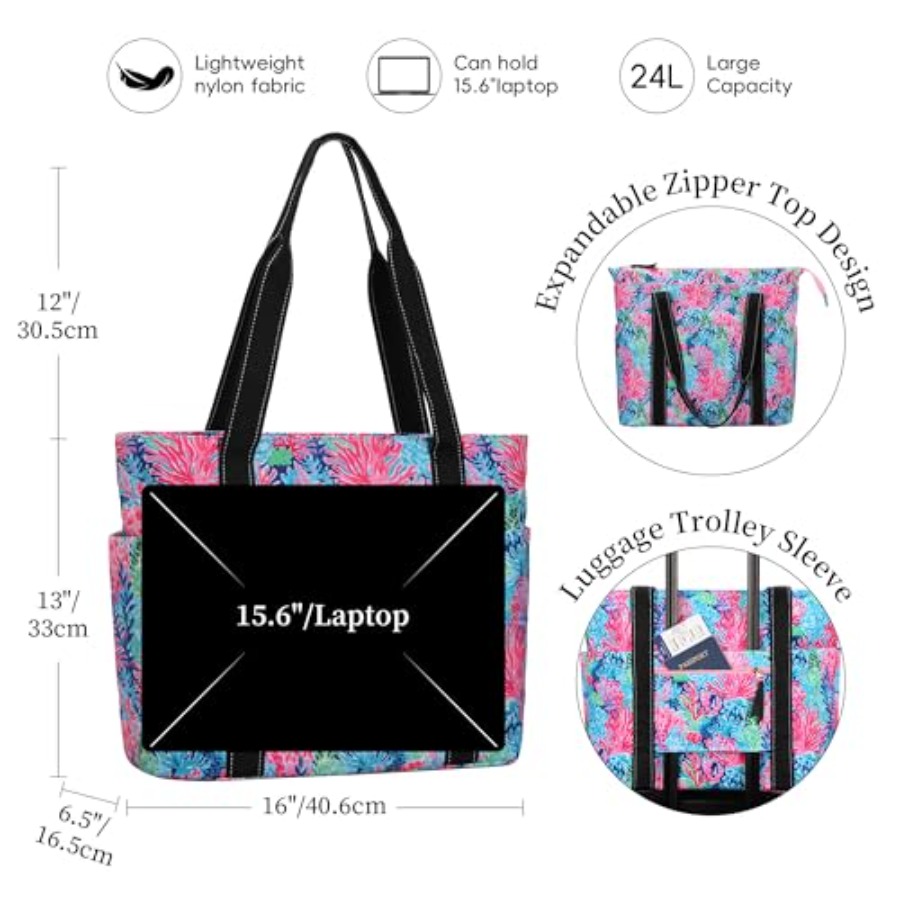 Tote Bag for Women with Laptop - Tote Bag Beach review and price