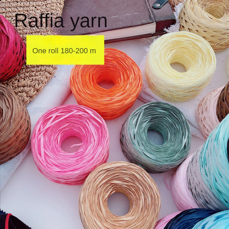 180m raffia Yarn paper Grass f - Crochet Bag Raffia review and price