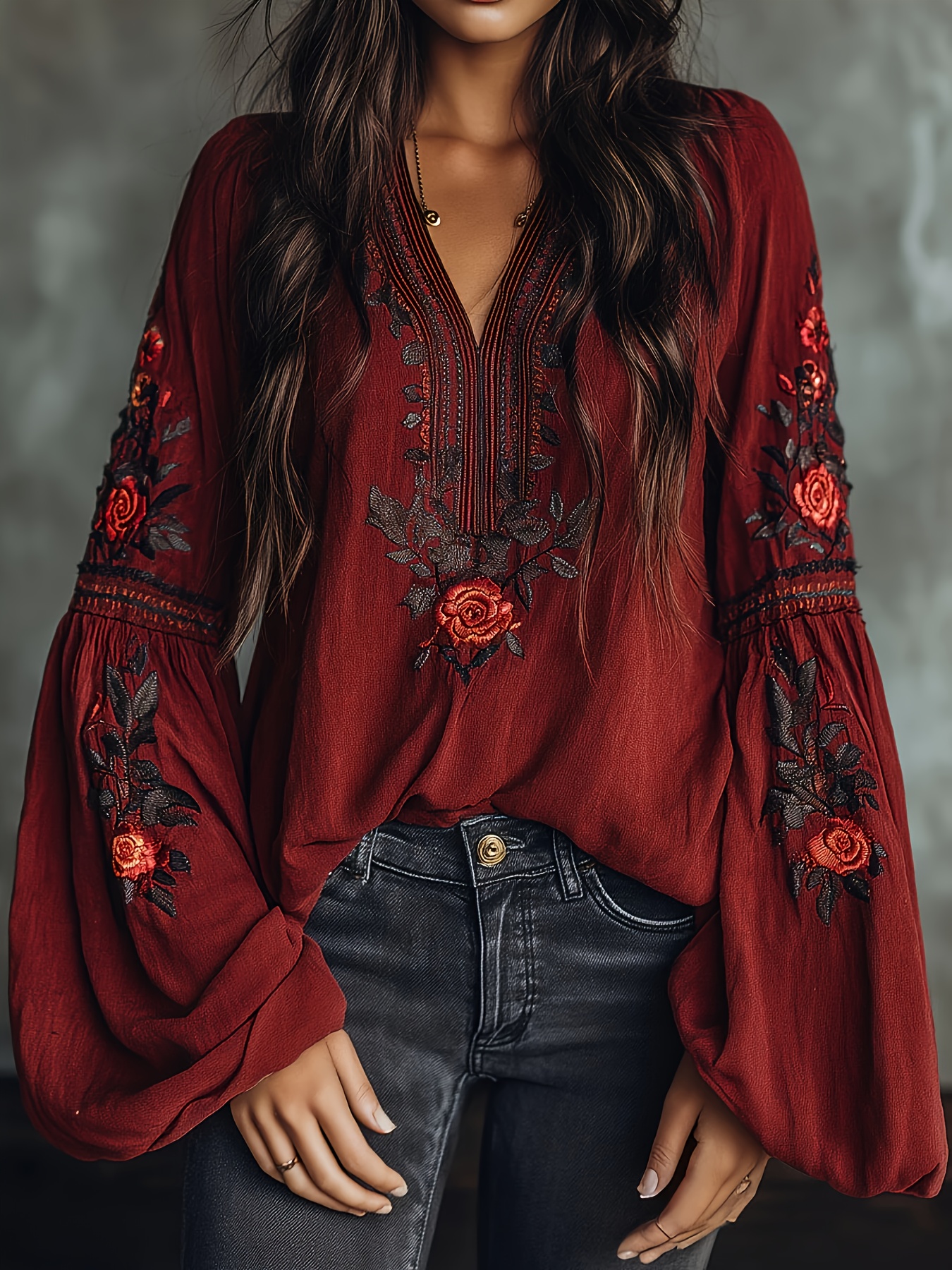 Women‘s Spring Blouse Retro Em - Blouse Off Shoulder review and price