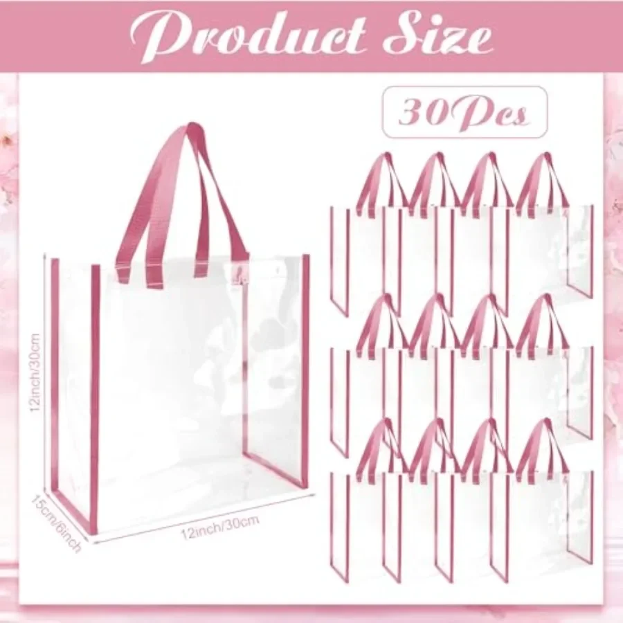 Pack 12x12x6 Inch Clear Tote B - Tote Bag Beach review and price