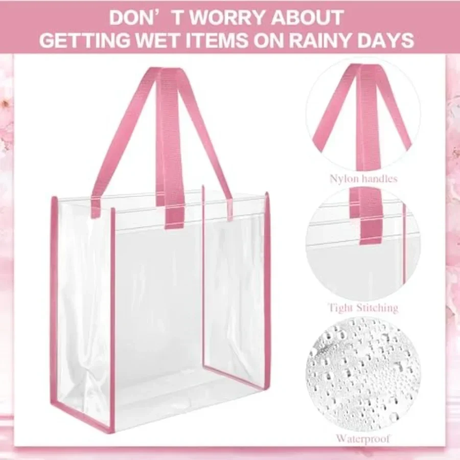Pack 12x12x6 Inch Clear Tote B - Tote Bag Beach review and price