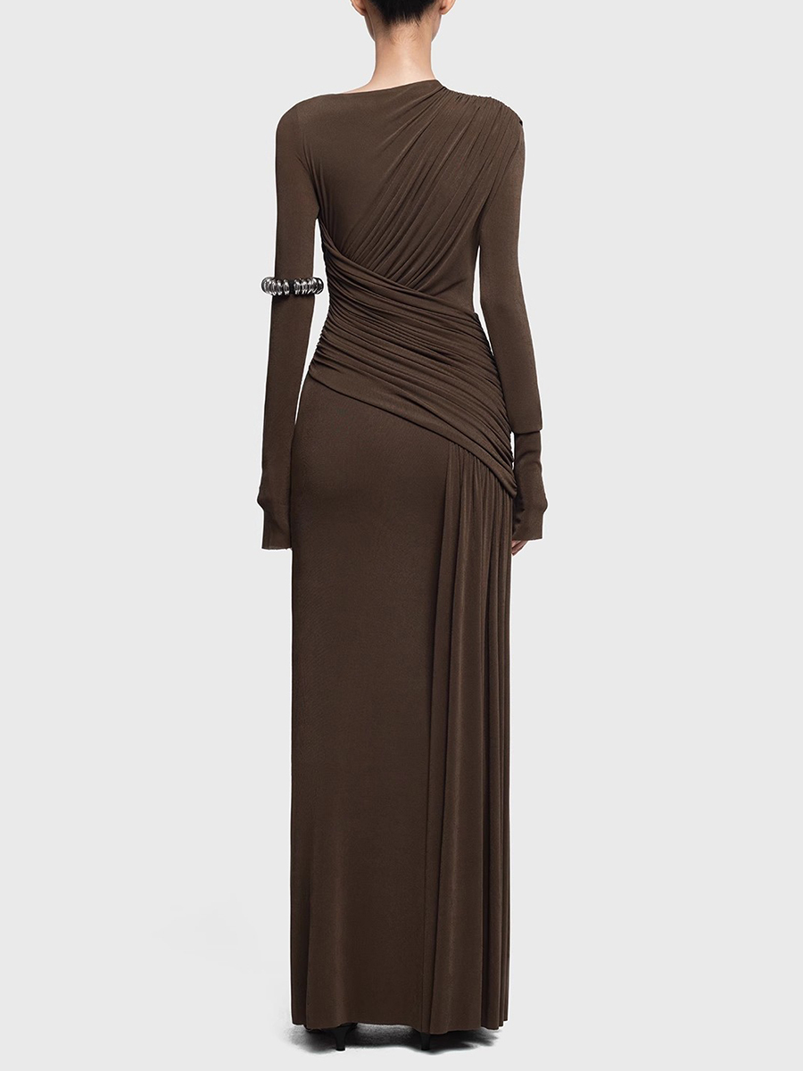 TWOTWINSTYLE Solid Slimming Dr - Linen Dress Wrap review and price
