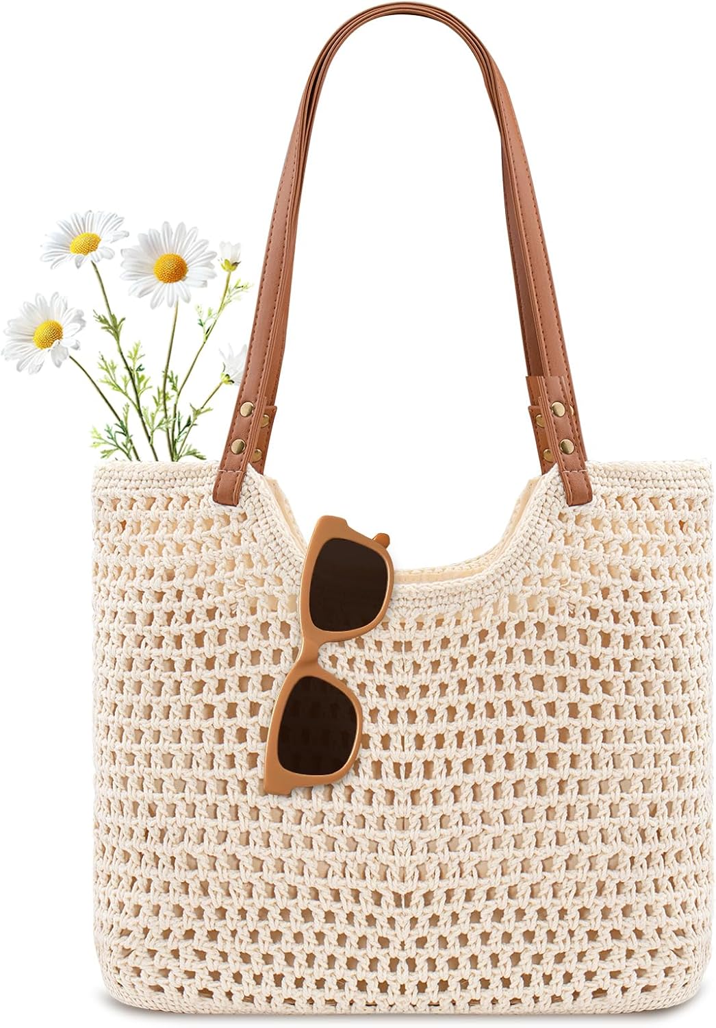 Crochet Beach Bag Purse, Boho  - Tote Bag Beach review and price