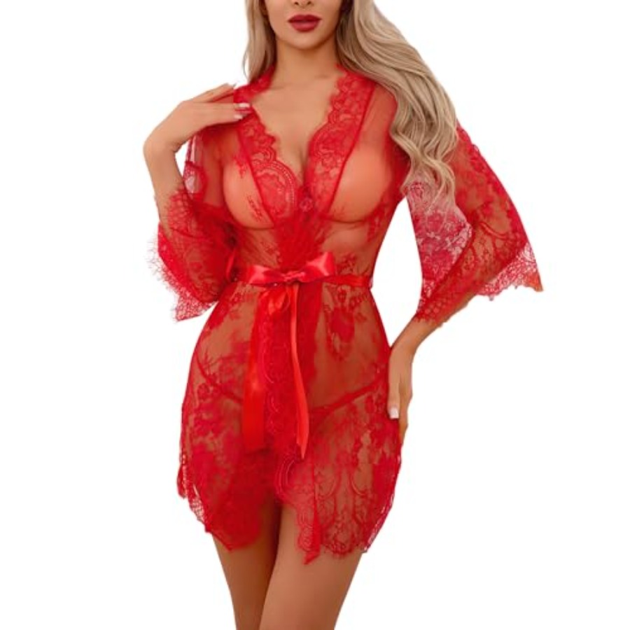 Narcisse Women's Floral Lace K - Kimono Sheer Floral review and price