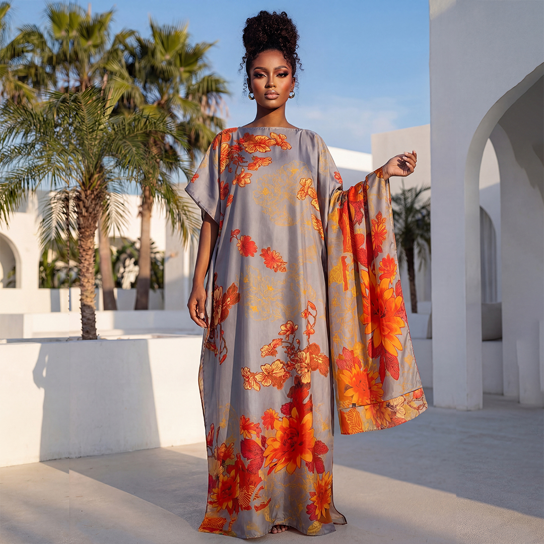 Summer Fashion African Shawl F - Romper Floral Print review and price
