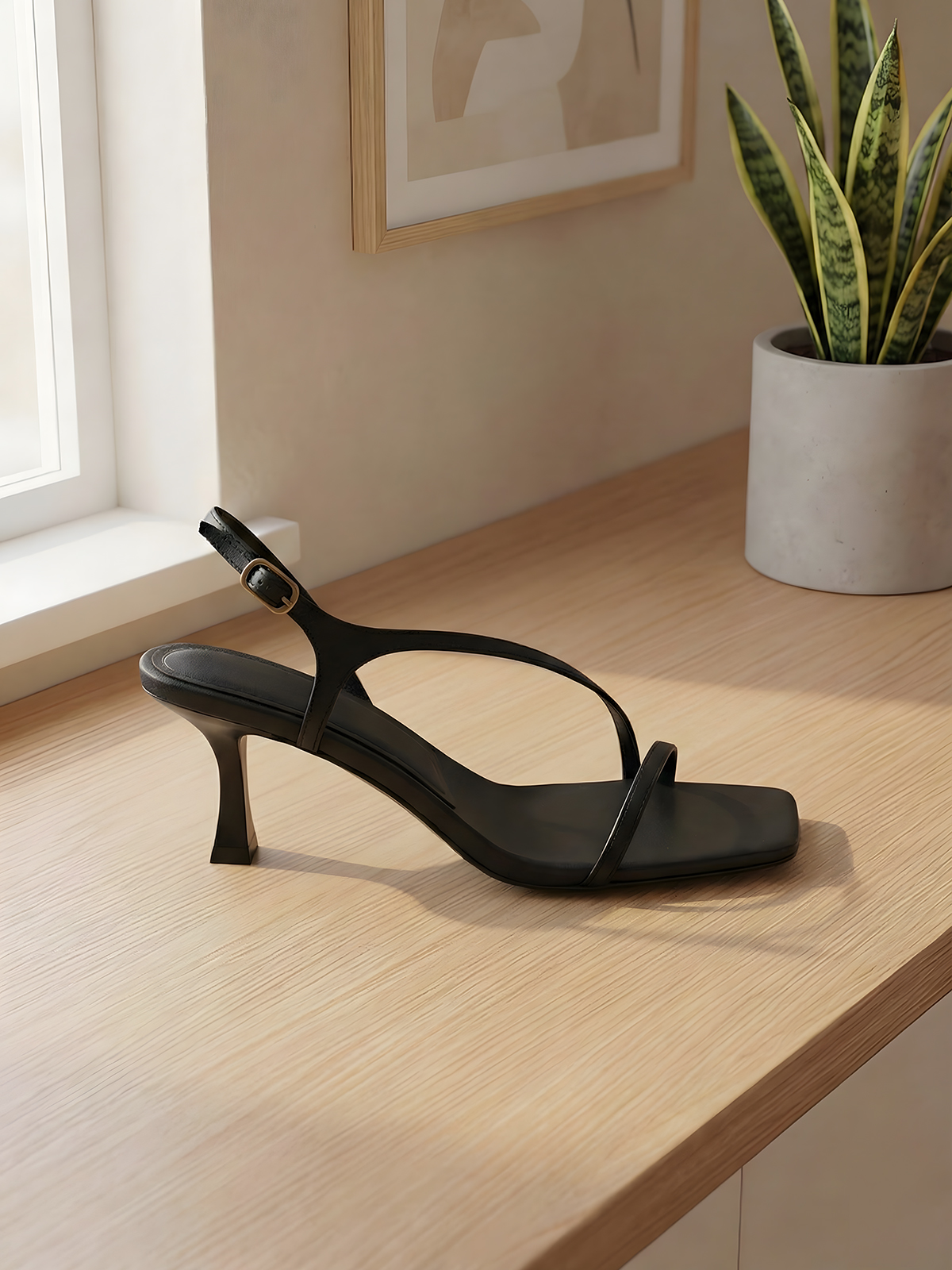 Elegant Genuine Leather Strapp - Sandal Strappy Heeled review and price