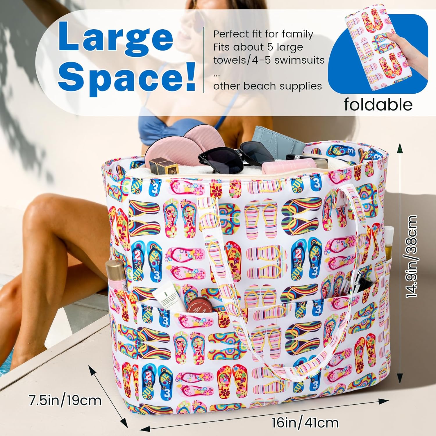 Beach Bag for Women, Hobo Pool - Tote Bag Beach review and price