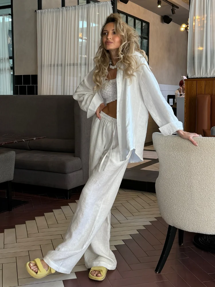 2025 Solid Casual Cotton Linen - Linen Pant Wide review and price