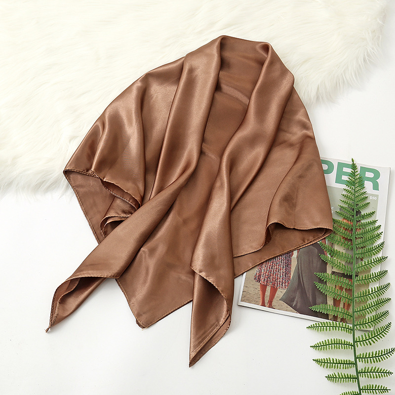 90cm Solid Colors Neckerchief  - Headband Summer Knit review and price