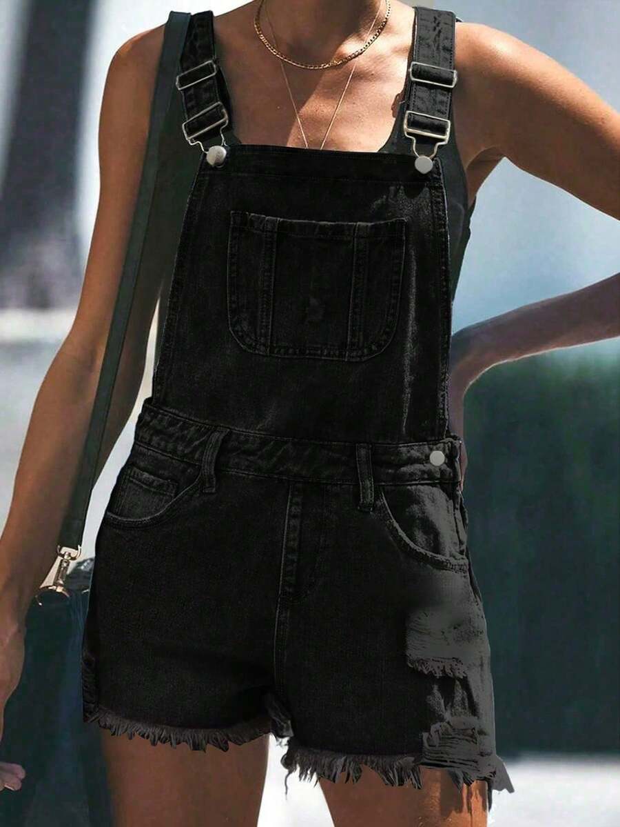 Womens White Distressed Denim  - Shorts Denim Frayed review and price